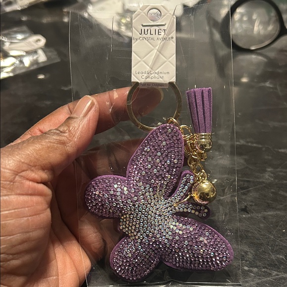 Accessories - Purple Butterfly Keychain